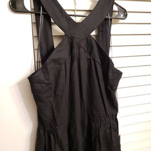 NEW Black linen dress